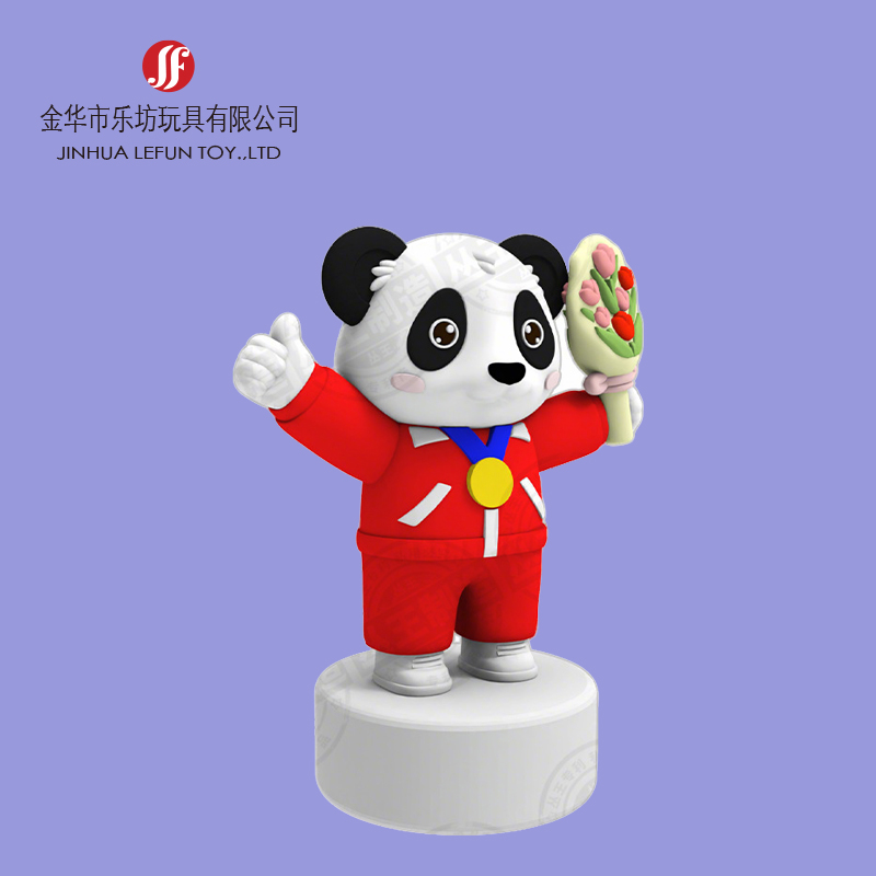 Custom drip glue soft pvc animal toy 1