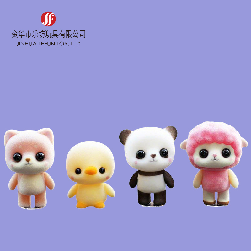 Custom-drip-glue-soft-pvc-character-with-flock-4