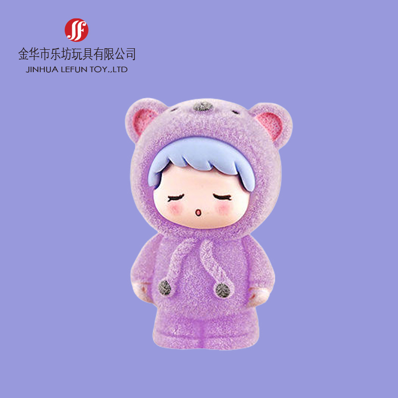 Custom-drip-glue-soft-pvc-character-with-flock-5