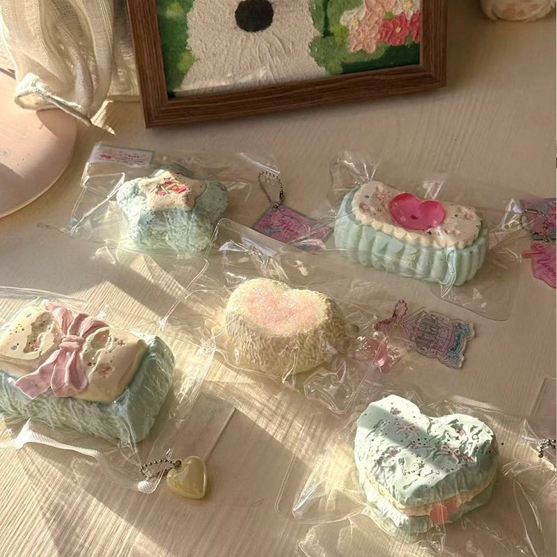 Custom silicon stress relief keychain 7